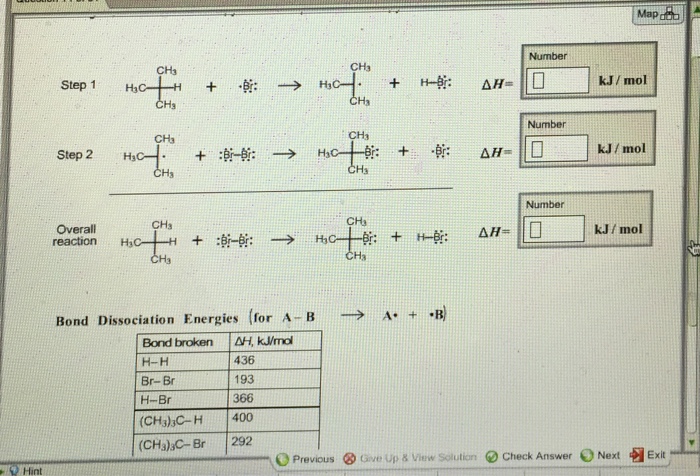 Solved Bromination of isobutane is a two-step reaction, as | Chegg.com