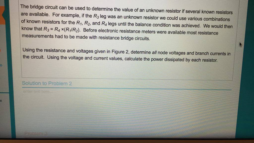 Solved: Problem 2 Consider The Circuit Shown In Figure 2. ... | Chegg.com
