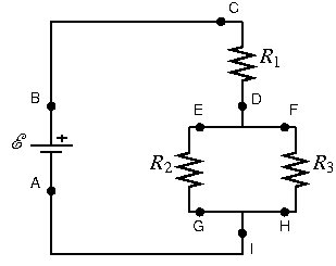 Solved To which points could you hook your voltmeter to read | Chegg.com