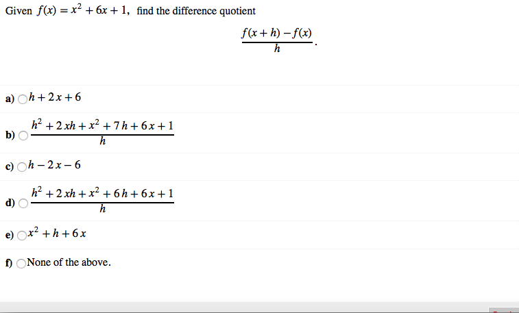 solved-given-f-x-x-2-6x-1-find-the-difference-chegg