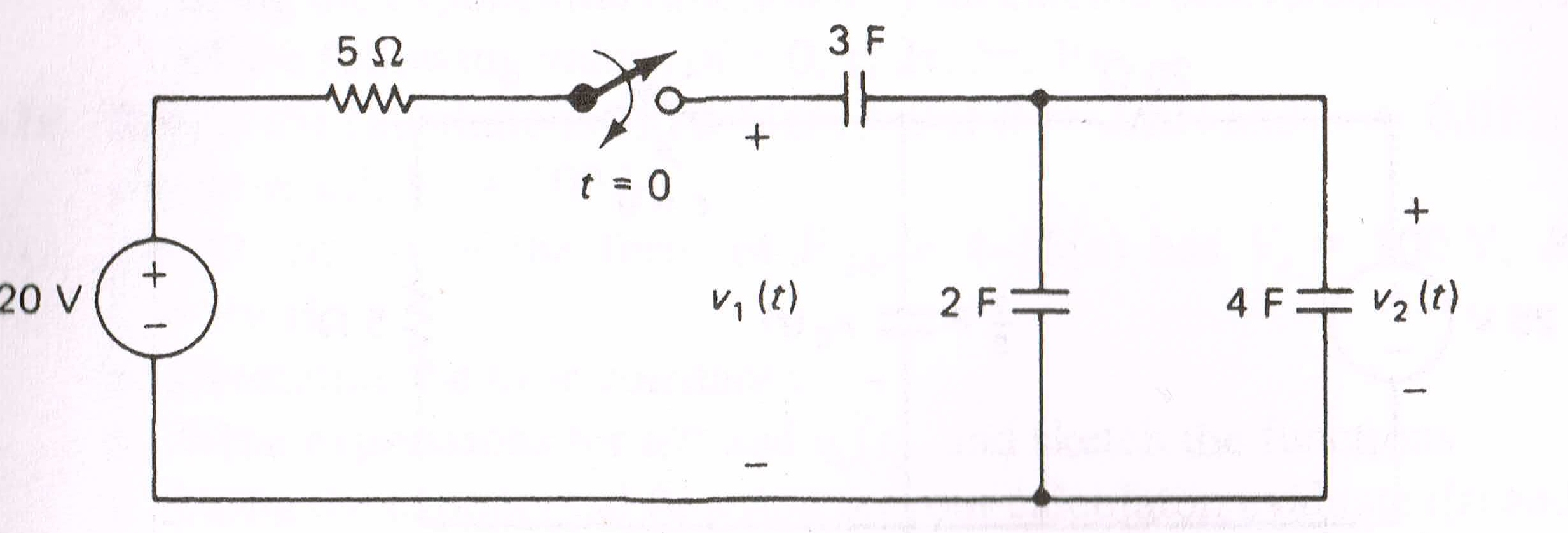 the switch in the circuit of figure p4-18 is closed | Chegg.com