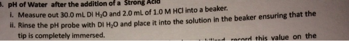 strong acidic water ph 2.5