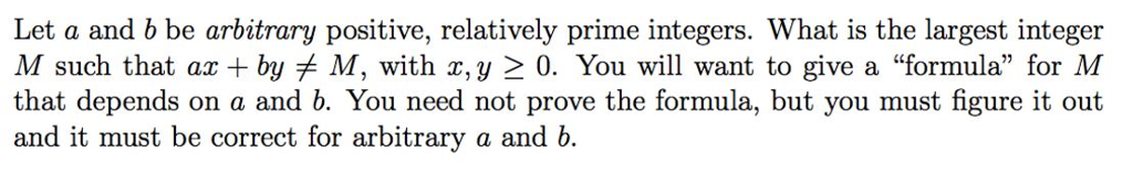 Let a and b be arbitrary positive, relatively prime | Chegg.com