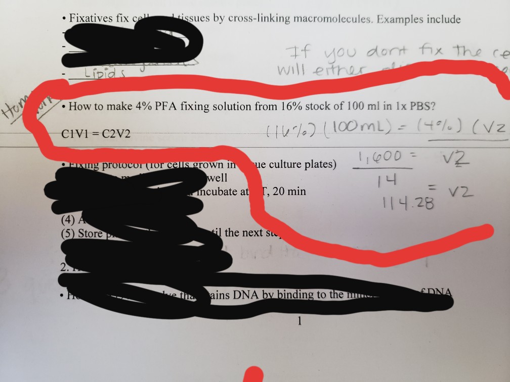 Solved Fixatives fix c sues by crosslinking macromolecules.