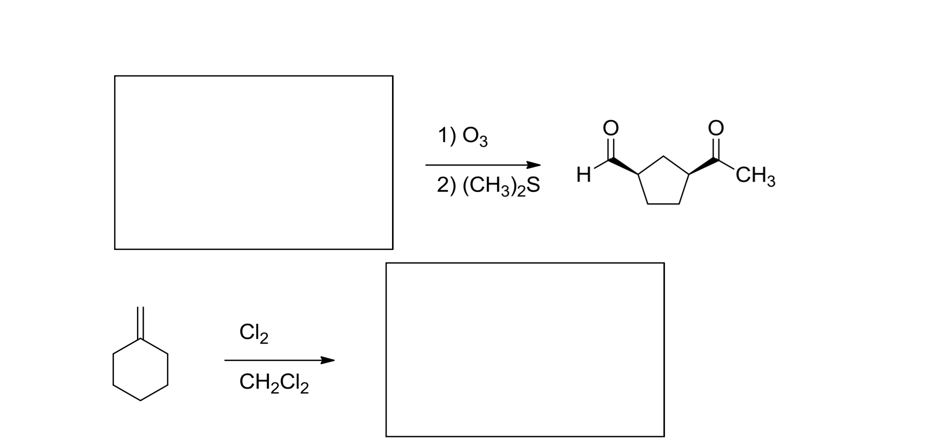 Solved Ch2cl2 1 O3 2 Ch32s Ch