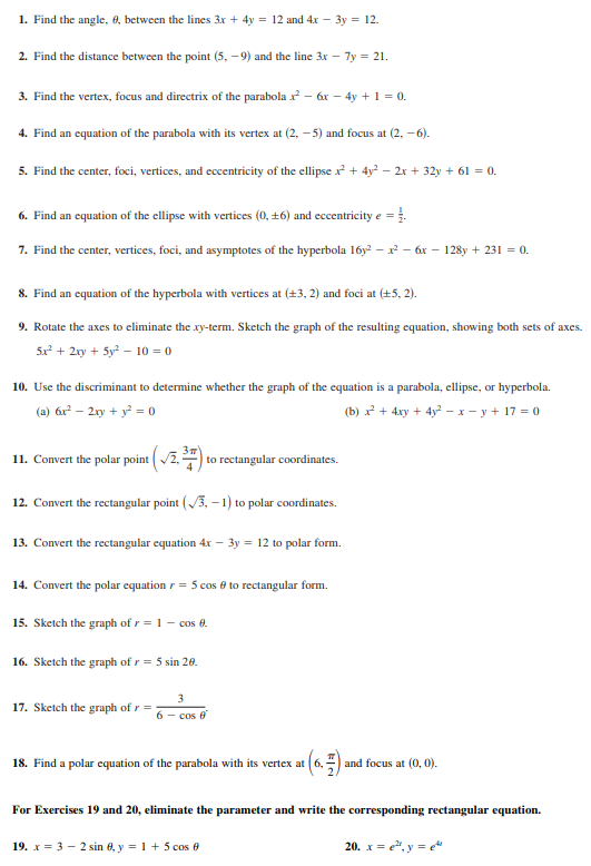 solved-1-find-the-angle-e-between-the-lines-3x-4y-12-chegg