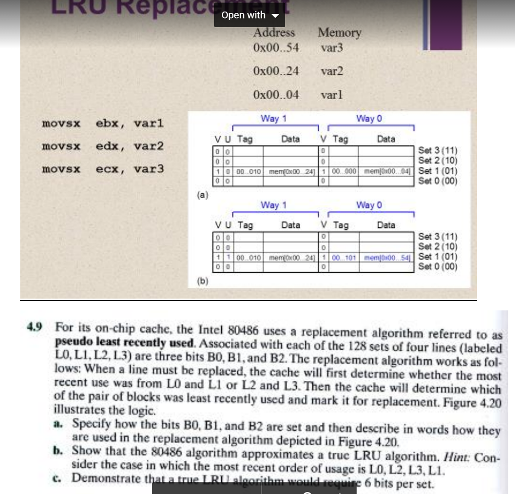 for-its-on-chip-cache-the-intel-80486-uses-a-chegg