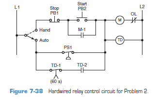 Solved Design A Plc Program And Prepare A Typical I O 