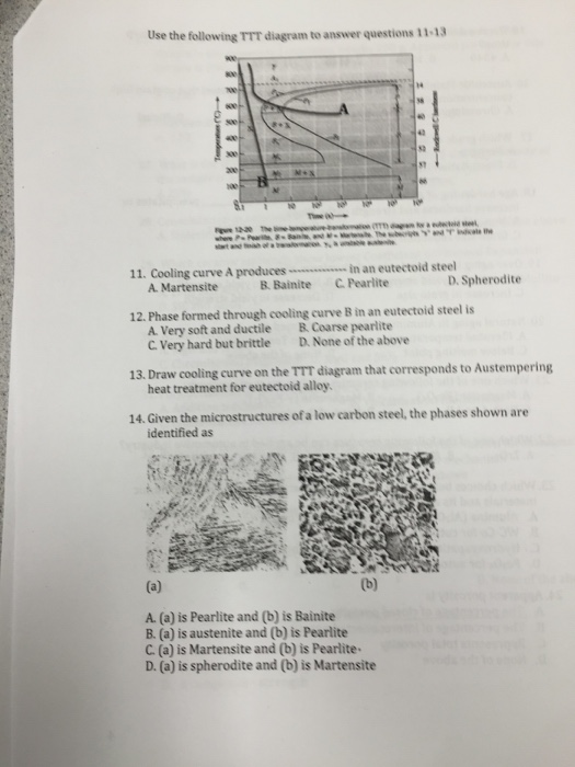 Solved Use the following TTT diagram to answer question | Chegg.com