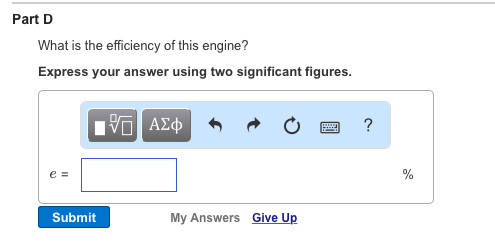 Solved: A Heat Engine Operates Using The Cycle Shown In Th... | Chegg.com