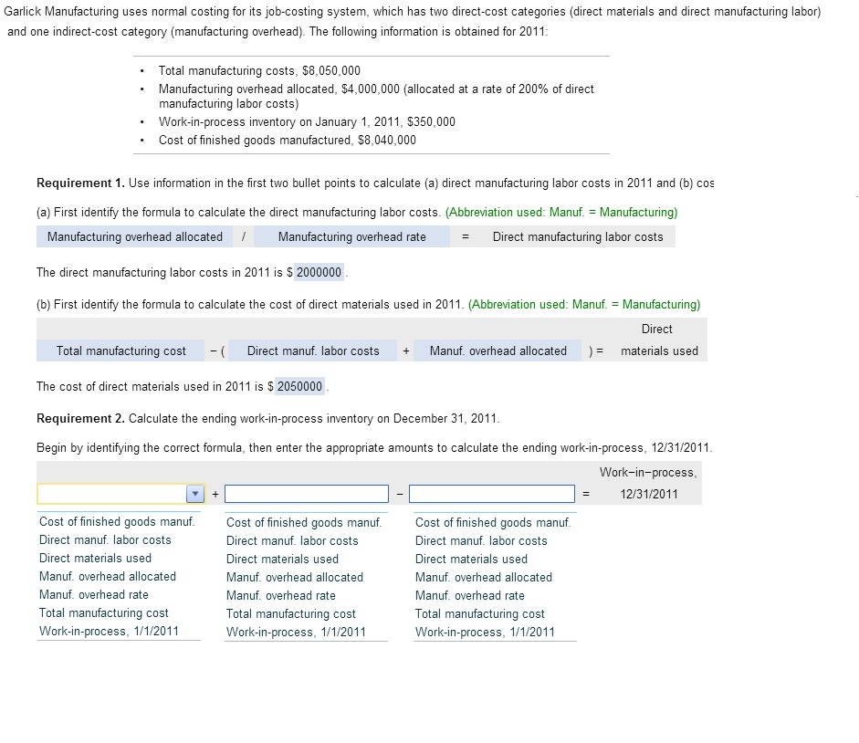 assuming the company uses normal costing (as described in chapters 2 and 3): course hero assuming the company uses normal costing (as described in chapters 2 and 3): course hero