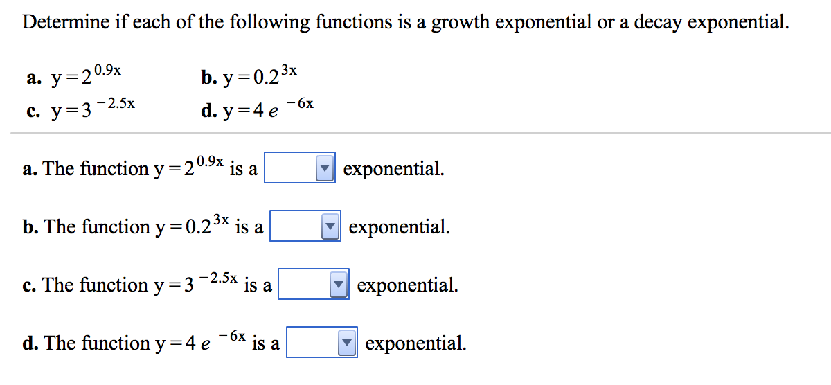 Solved Determine if each of the following functions is a | Chegg.com image.