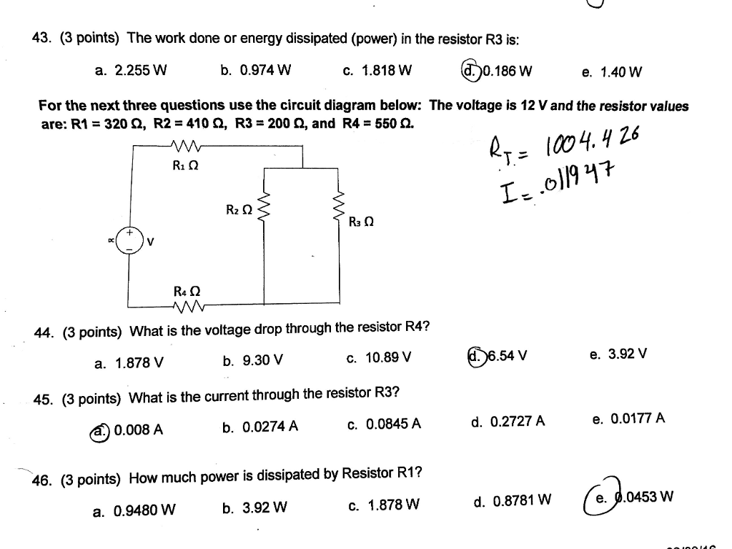 solved-the-work-done-or-energy-dissipated-power-in-the-chegg