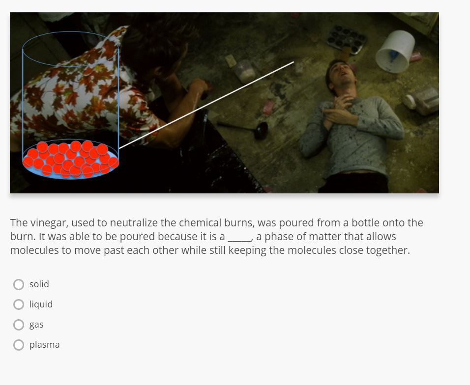 Solved The vinegar, used to neutralize the chemical burns,