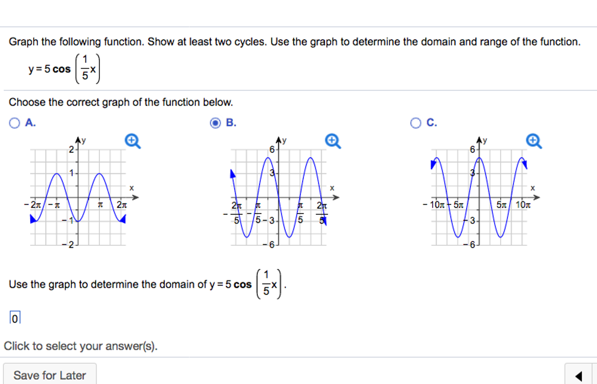 Solved Graph The Following Function. Show At Least Two | Chegg.com