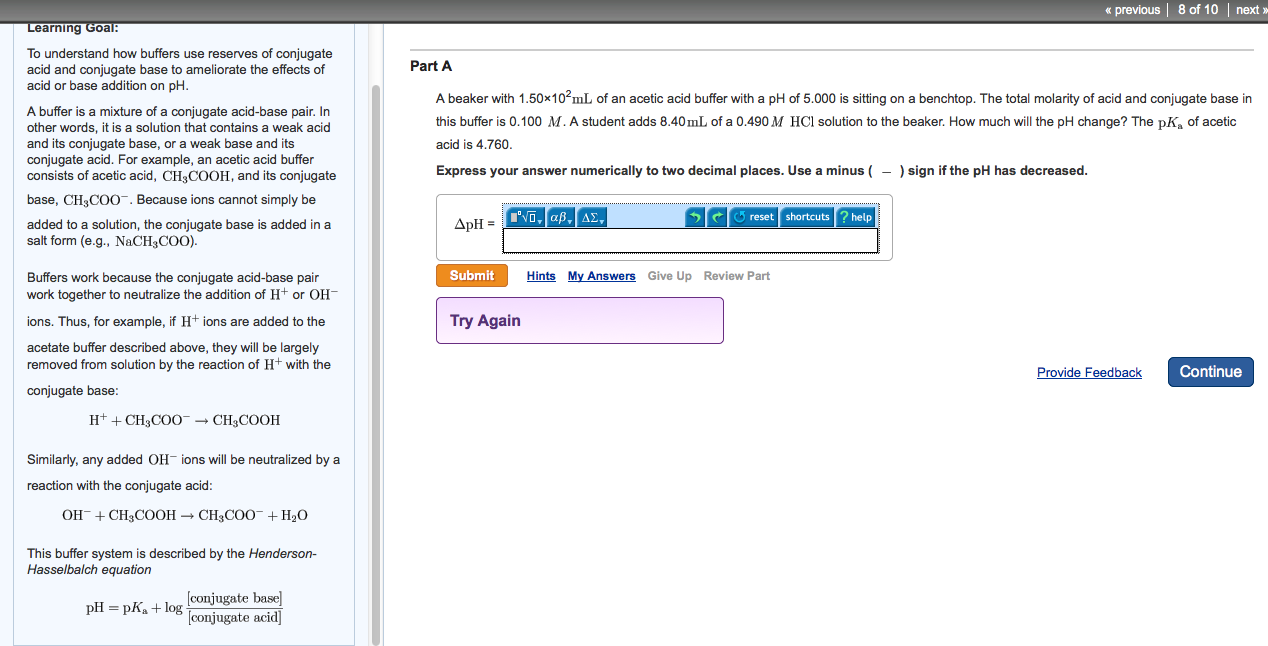 Solved Plusminus Titration Of Strong Acid With Strong Bas