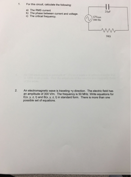 solved-for-this-circuit-calculate-the-following-the-rms-chegg