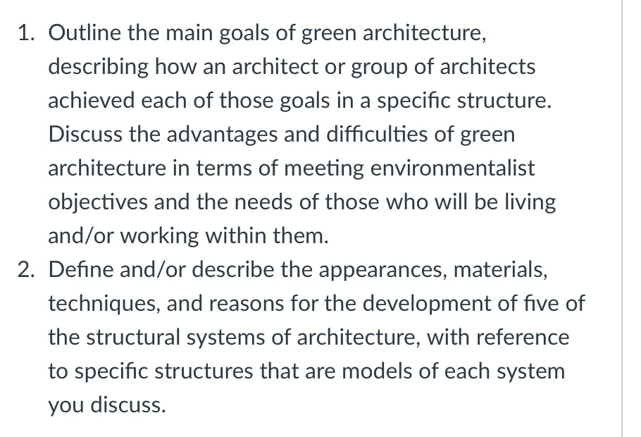 solved-1-outline-the-main-goals-of-green-architecture-chegg