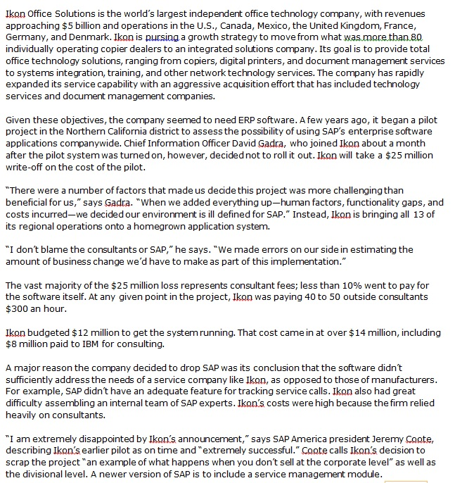 Ikon Office Solutions is the world's largest