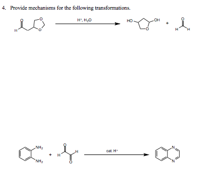 Solved Please complete the following organic chemistry | Chegg.com