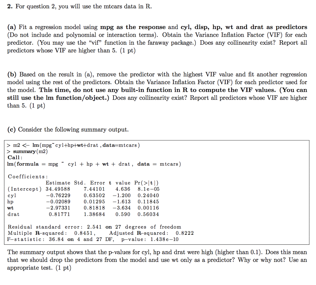 2-for-question-2-you-will-use-the-mtcars-data-in-r-chegg