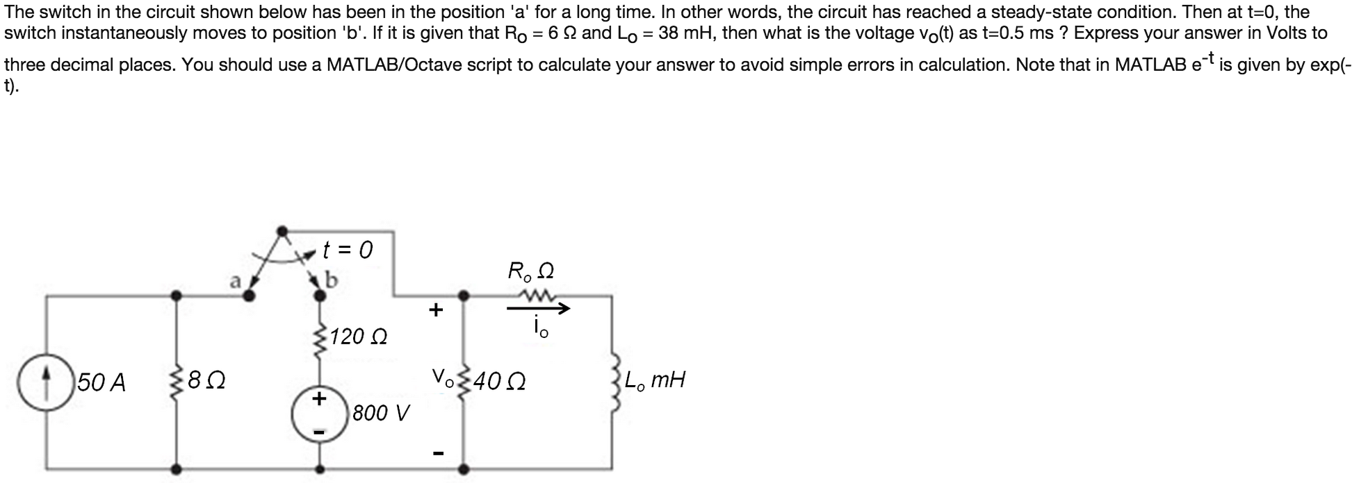 solved-the-switch-in-the-circuit-shown-below-has-been-in-the-chegg