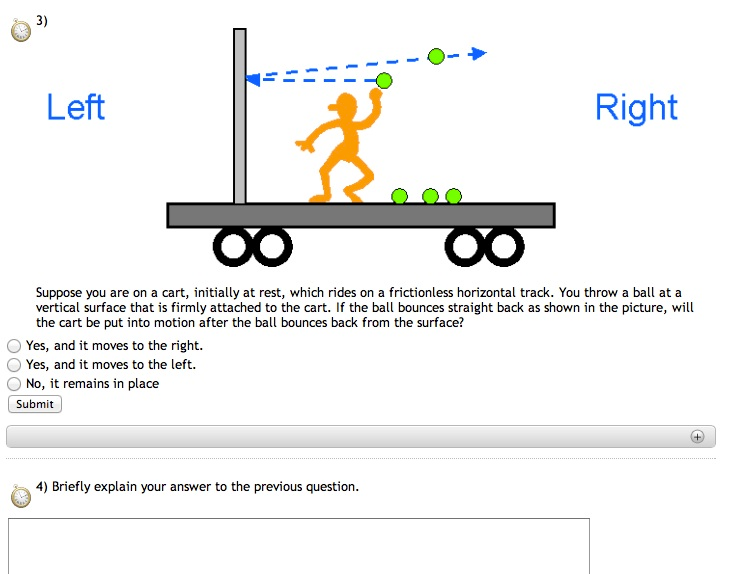 Solved Suppose you are on a cart, initially at rest, which