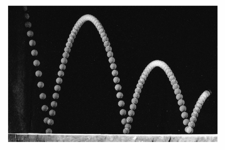 golf ball bounce height experiment