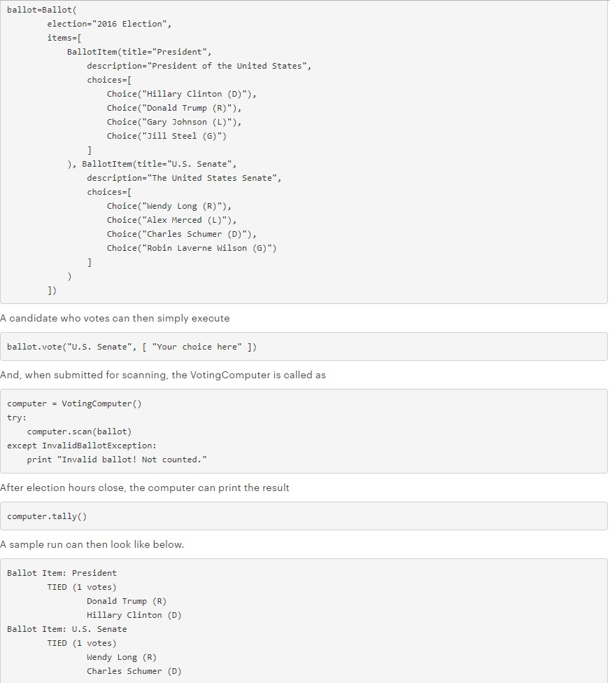 Assignment: Implement e-Voting You will implement a | Chegg.com