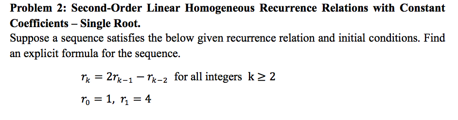 solved-second-order-linear-homogeneous-recurrence-relations-chegg