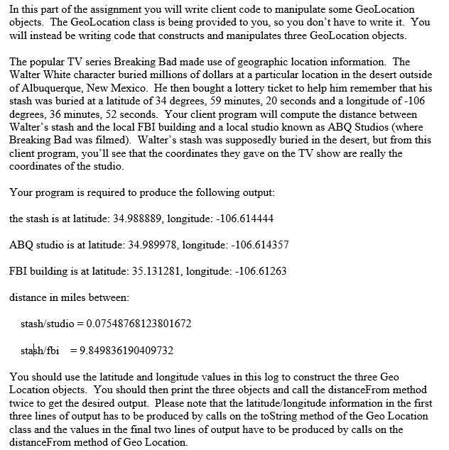 Solved In this part of the assignment you will write client | Chegg.com