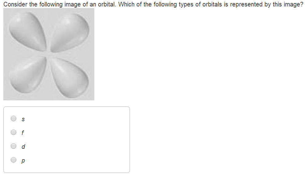 Solved Consider the following image of an orbital. Which of | Chegg.com