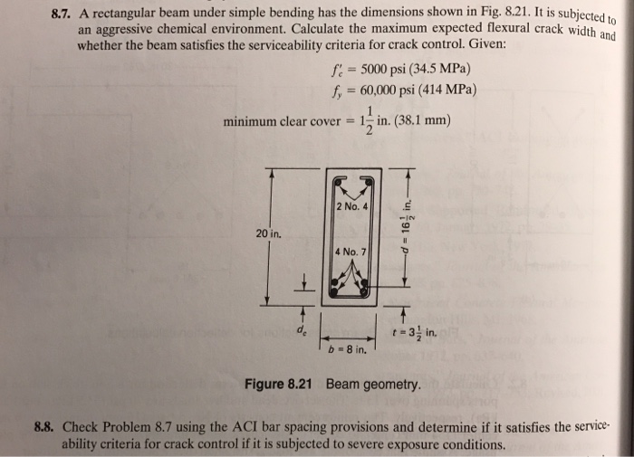 Solved A rectangular beam under simple bending has the | Chegg.com
