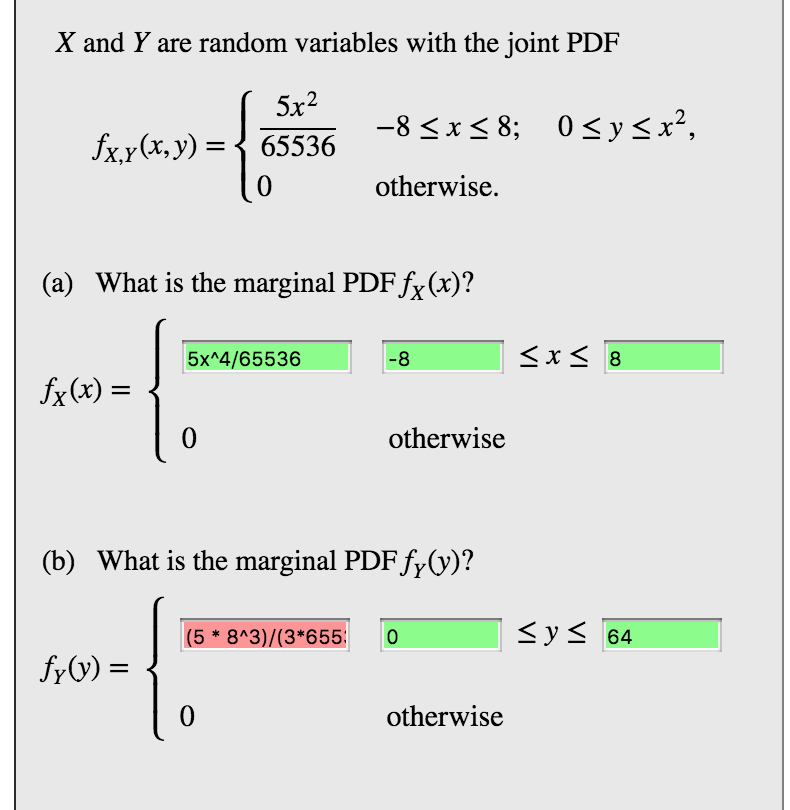 Solved X and Y are random variables with the joint PDF | Chegg.com