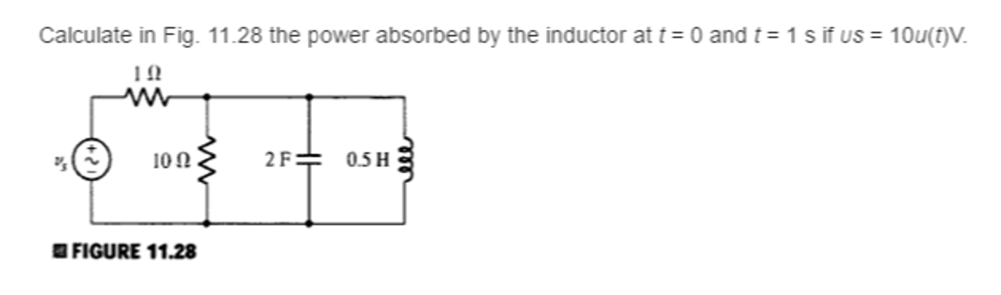 Solved Calculate in Fig. 11.28 the power absorbed by the