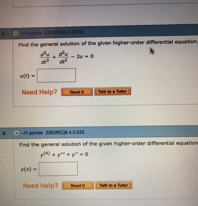 Solved Find the general solution of the given higher-order | Chegg.com