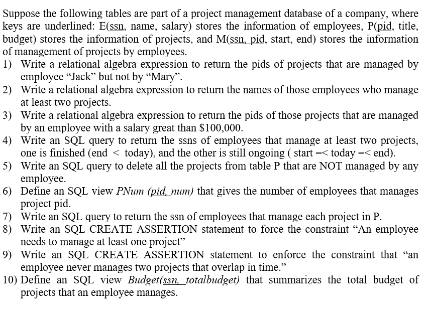 solved-suppose-the-following-tables-are-part-of-a-project-chegg