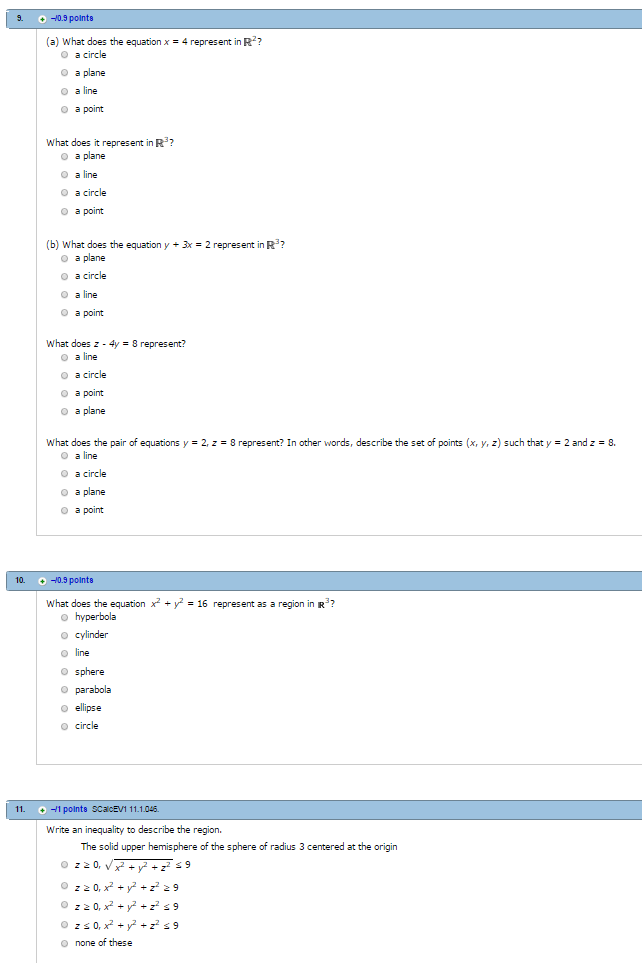 Solved (a) What does the equation x = 4 represent in R^2? a | Chegg.com