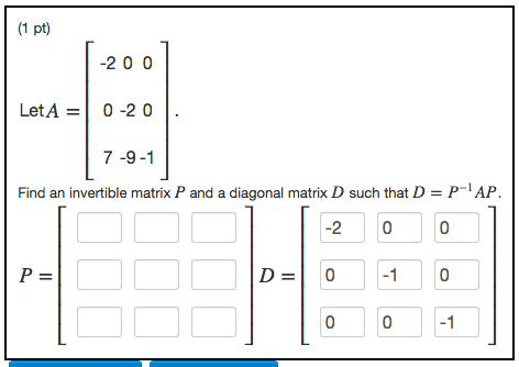 Solved Matrix Linear Algebra Help Let A= Find an invertible | Chegg.com