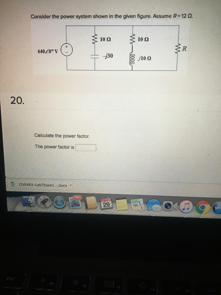 Solved Consider the power system shown in the given figure. | Chegg.com