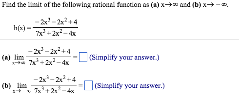 limit x tends to infinity 1 2 3 4 5 6