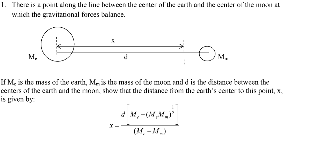 Solved There is a point along the line between the center of | Chegg.com