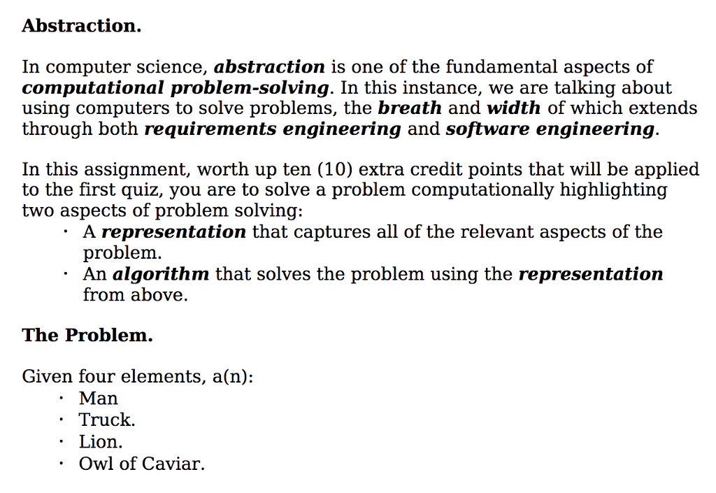 Abstraction In Computer Science Abstraction Is One Chegg