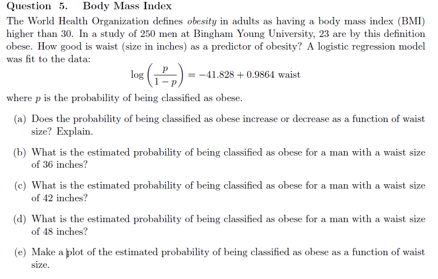 Body Mass Index The World Health Organization
