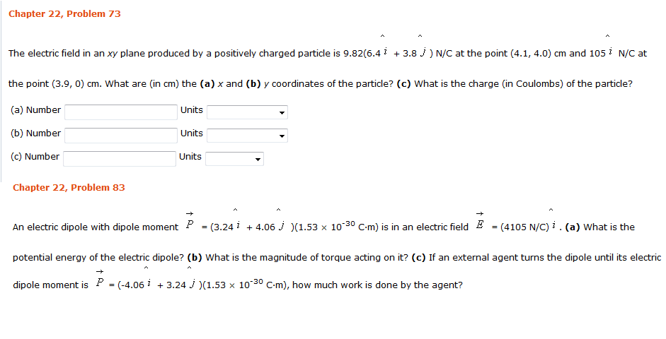 Solved The electric field in an xy plane produced by a | Chegg.com