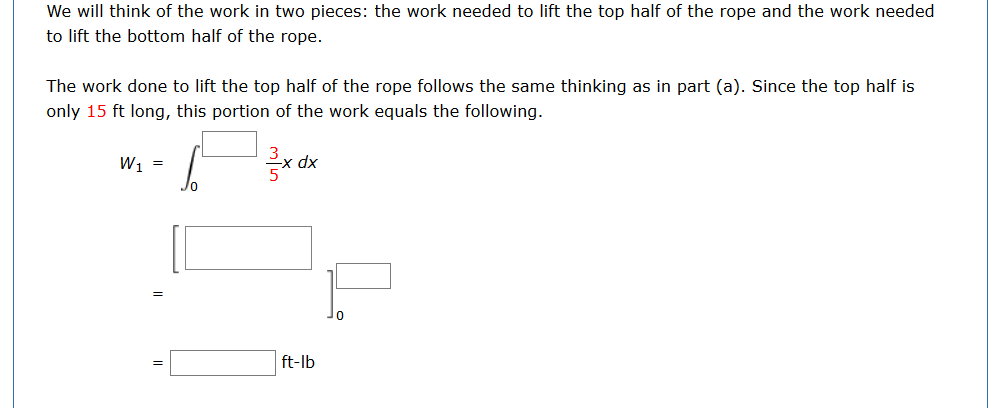 Solved We will think of the work in two pieces: the work | Chegg.com