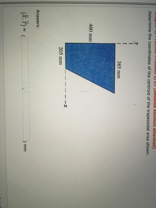 Solved: Determine The Coordinates Of The Centroid Of The T... | Chegg.com