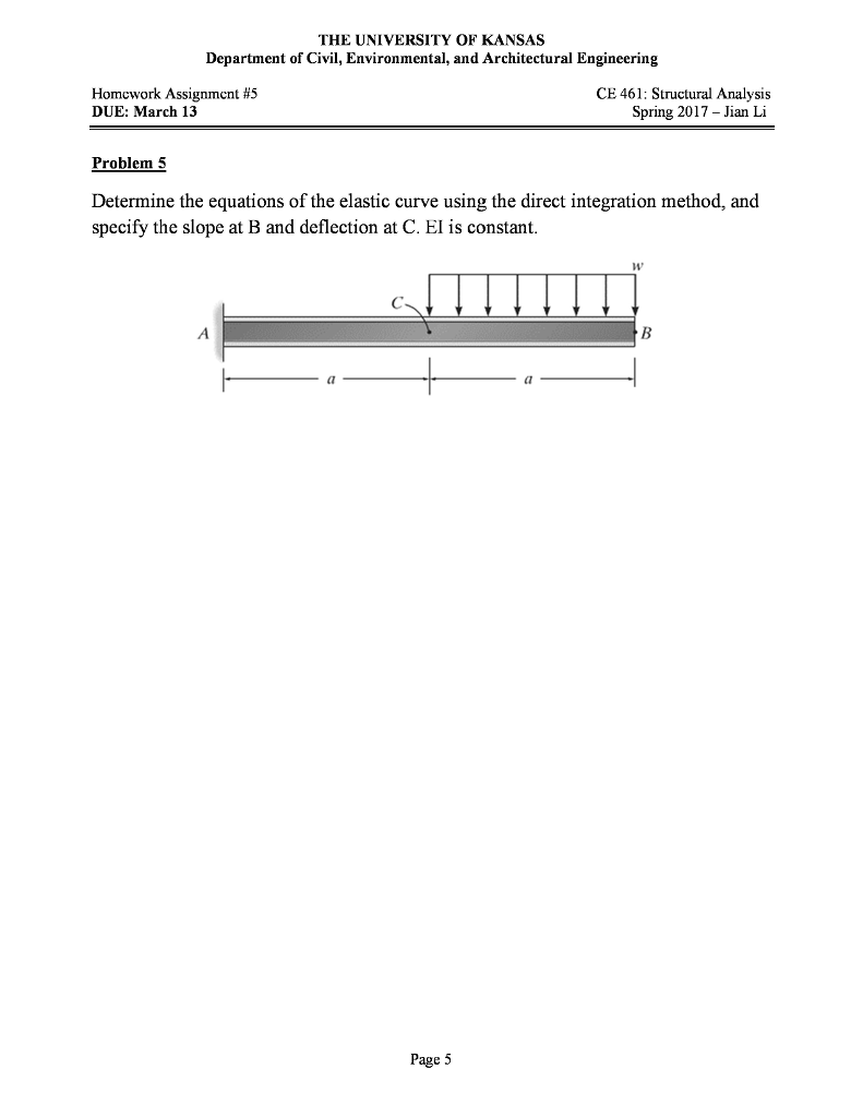 Solved Determine The Equations Of The Elastic Curve Using | Chegg.com