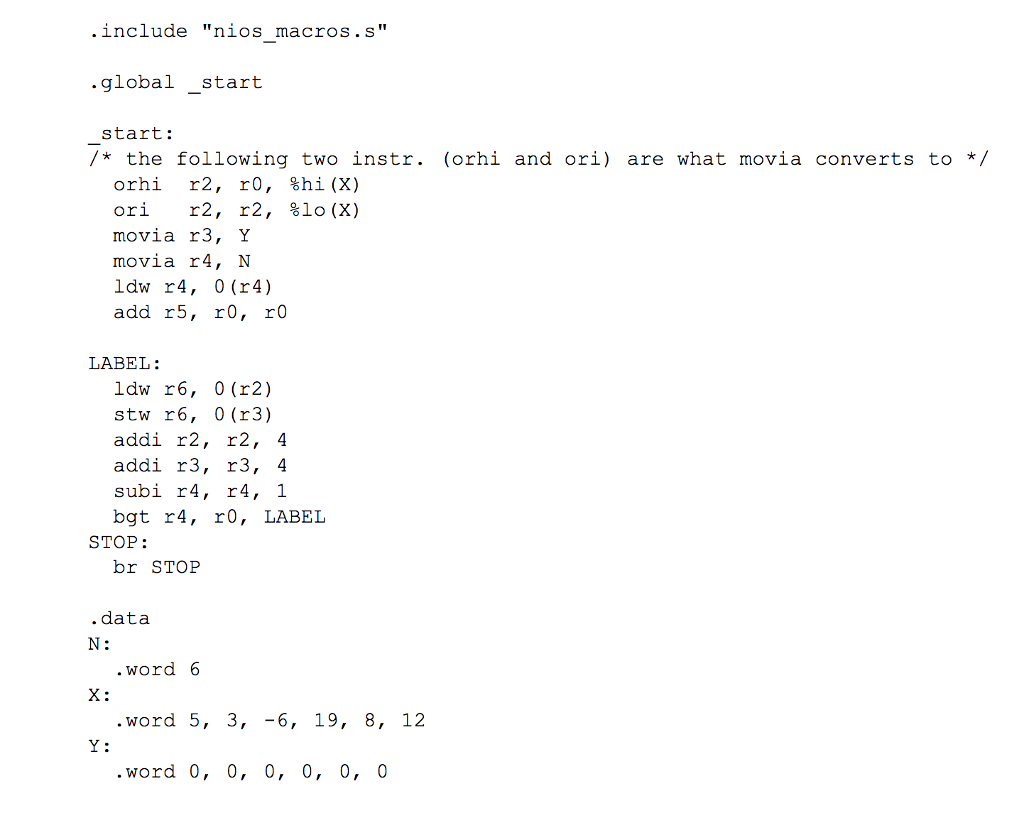 Solved Below is some assembly code. Describe what it does, | Chegg.com