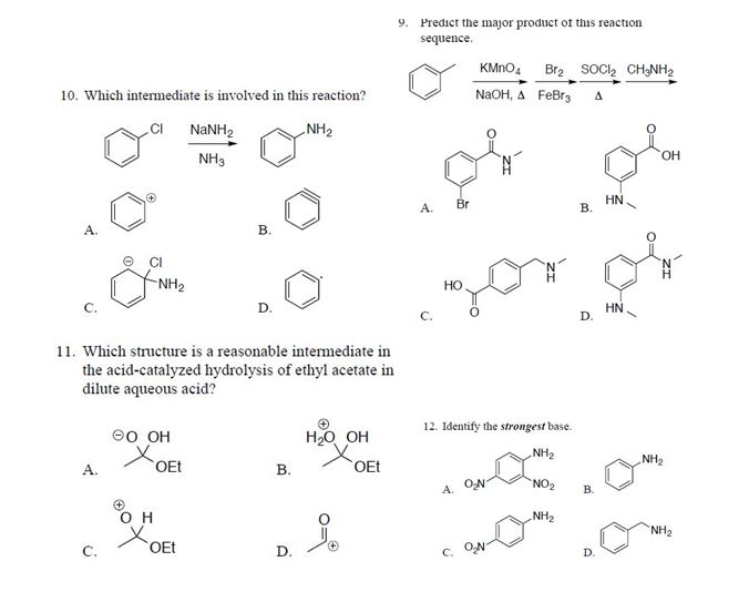 Solved Which Intermediate Is Involved In This Reaction 